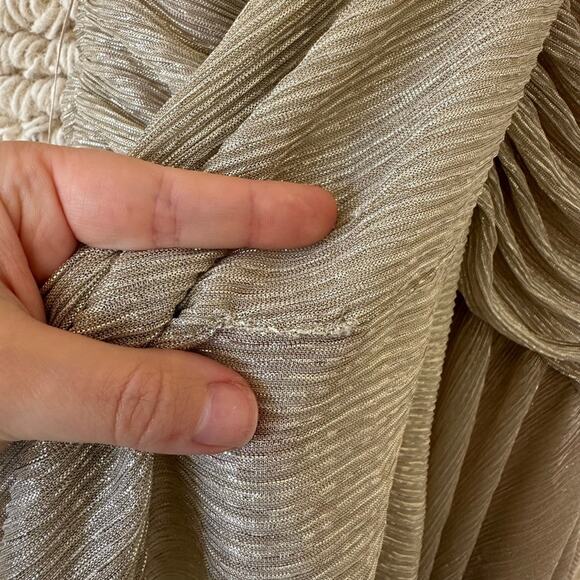 PatBo Lurex Draped Maxi Dress - Picture 6 of 10